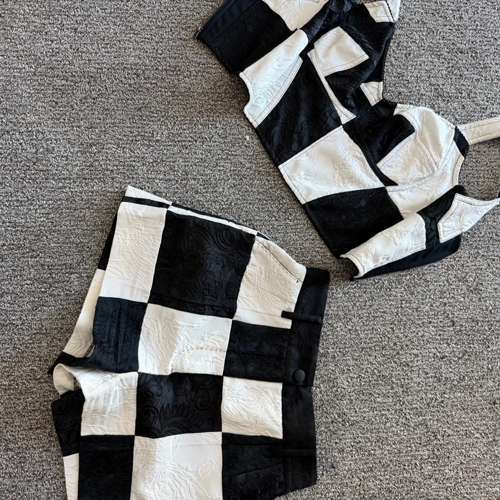 Dolce and gabbana Checkered Two-Piece Set - Picture 2 of 2